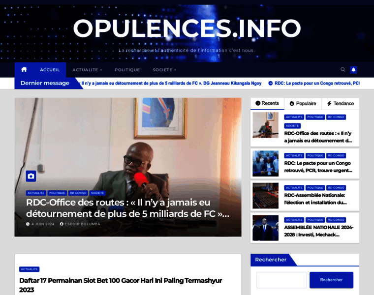 Opulences.info thumbnail
