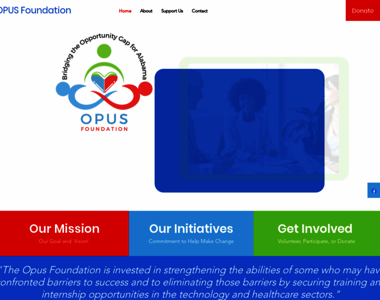 Opus-foundation.com thumbnail