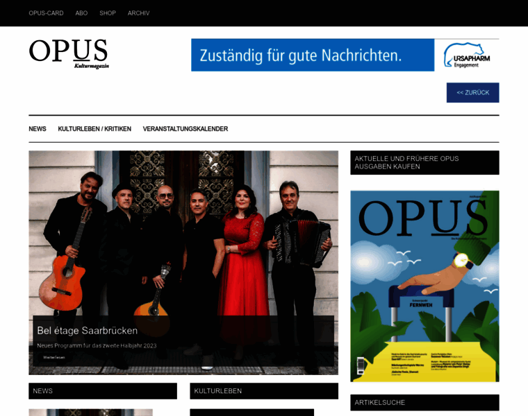 Opus-kulturmagazin.de thumbnail