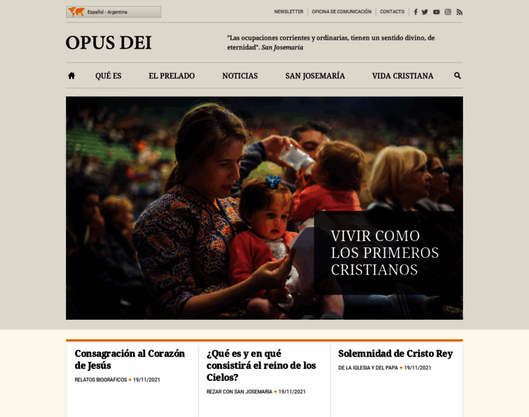 Opusdei.org.ar thumbnail