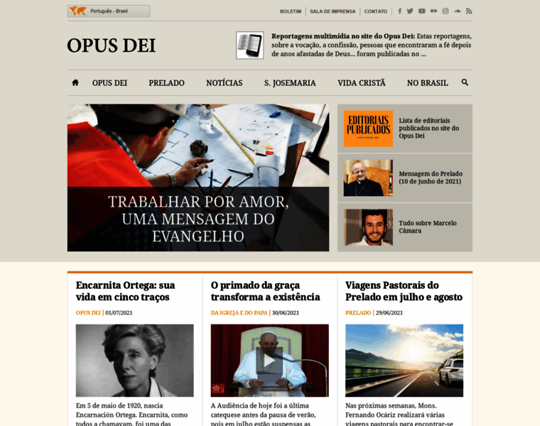 Opusdei.org.br thumbnail