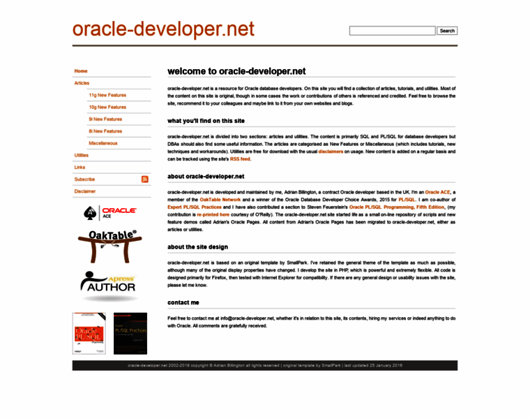 Oracle-developer.net thumbnail