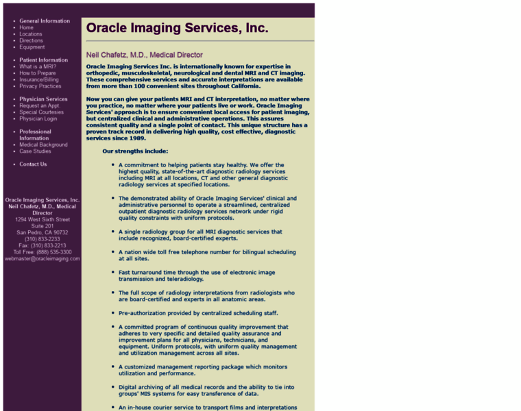 Oracleimaging.com thumbnail