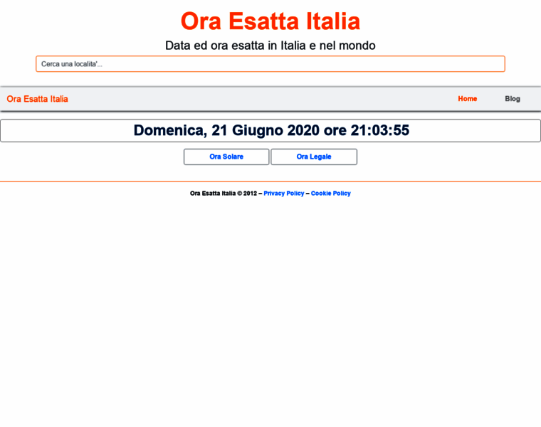 Oraesattaitalia.com thumbnail