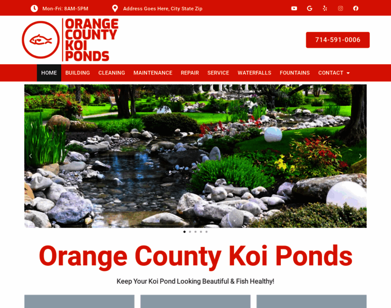 Orangecountykoiponds.com thumbnail