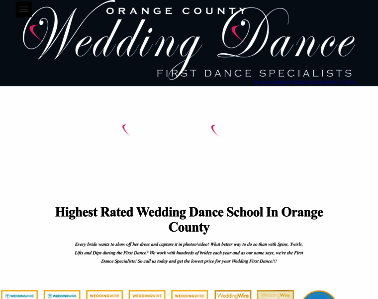 Orangecountyweddingdance.com thumbnail