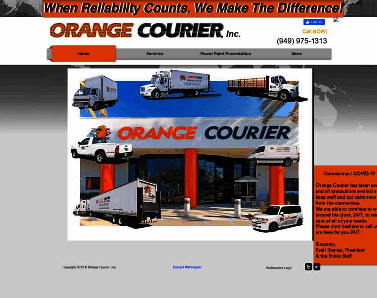Orangecourier.com thumbnail