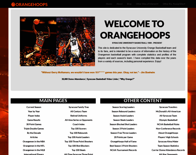 Orangehoops.org thumbnail