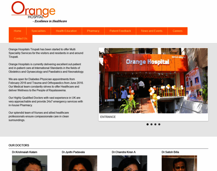 Orangehospitalindia.com thumbnail
