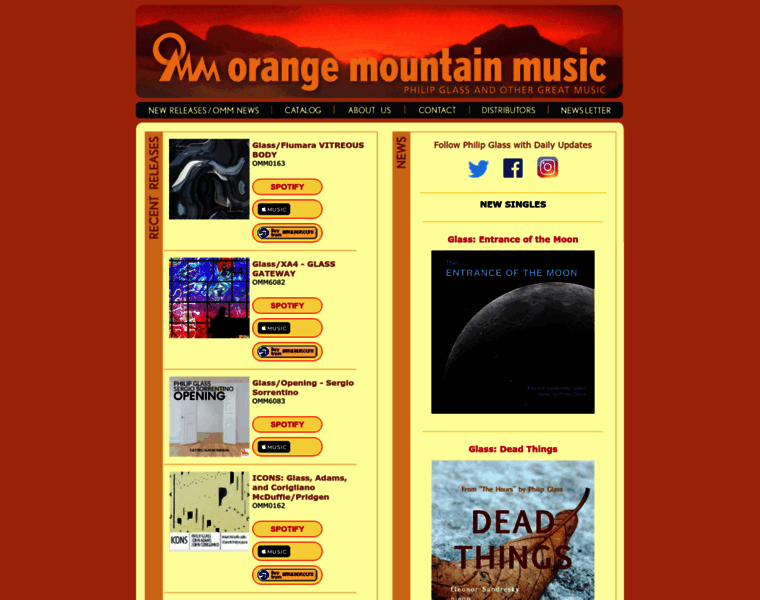 Orangemountainmusic.com thumbnail