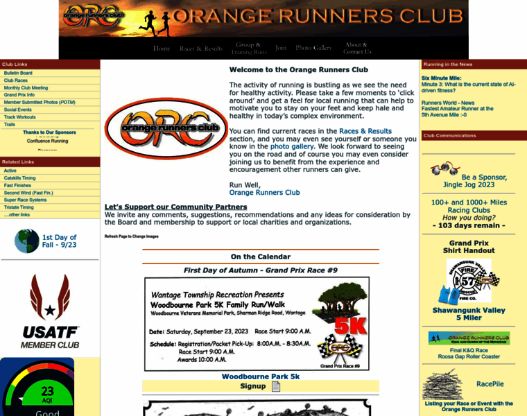 Orangerunnersclub.org thumbnail