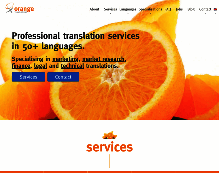 Orangetranslations.com thumbnail