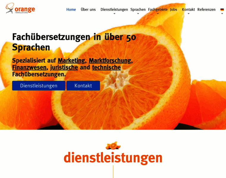 Orangetranslations.de thumbnail