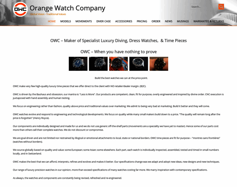 Orangewatchcompany.com thumbnail