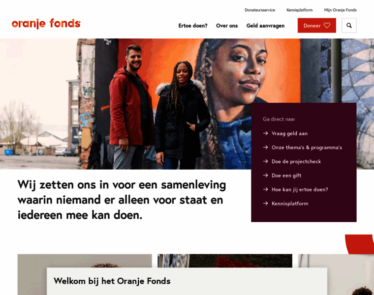 Oranjefonds.nl thumbnail