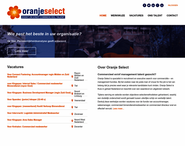 Oranjeselect.nl thumbnail