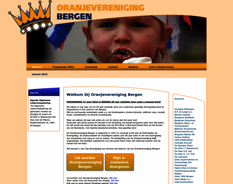 Oranjevereniging-bergen.nl thumbnail