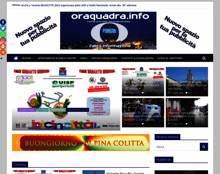Oraquadra.info thumbnail
