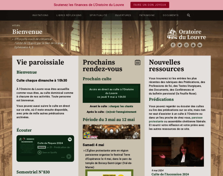 Oratoiredulouvre.fr thumbnail