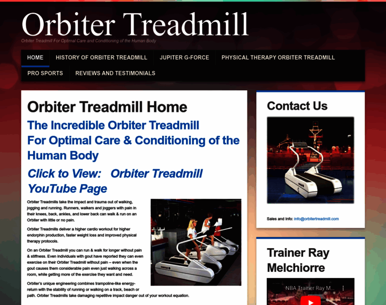 Orbitertreadmill.com thumbnail