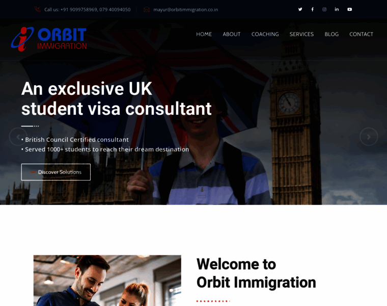 Orbitimmigration.co.in thumbnail