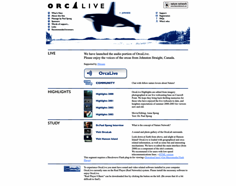 Orca-live.net thumbnail