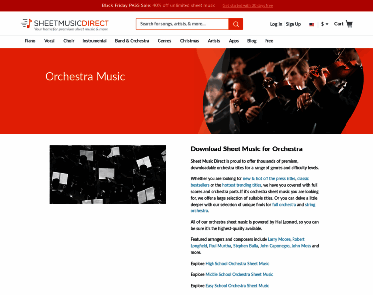 Orchestramusicdirect.com thumbnail