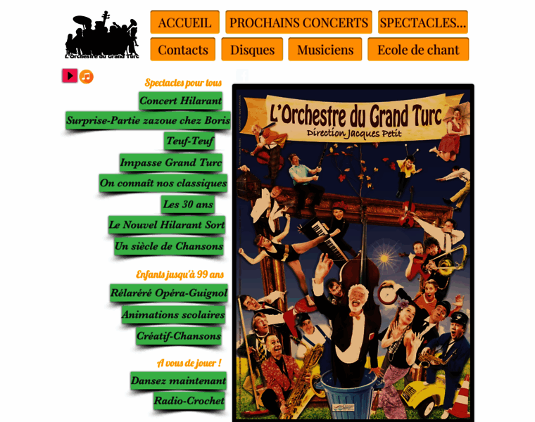 Orchestredugrandturc.com thumbnail