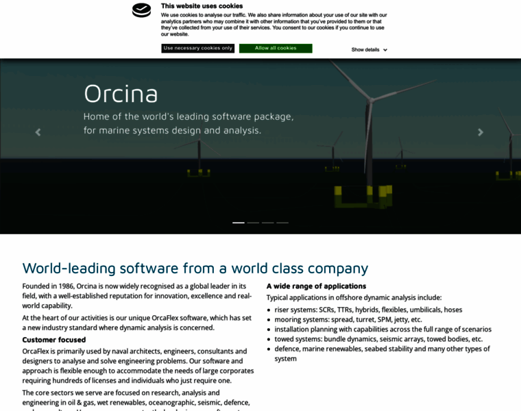 Orcina.com thumbnail