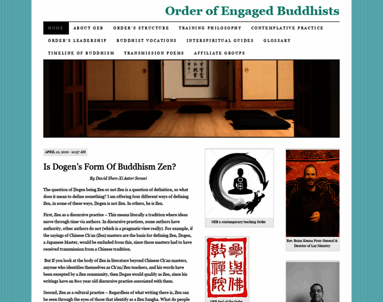 Orderengagedbuddhists.com thumbnail