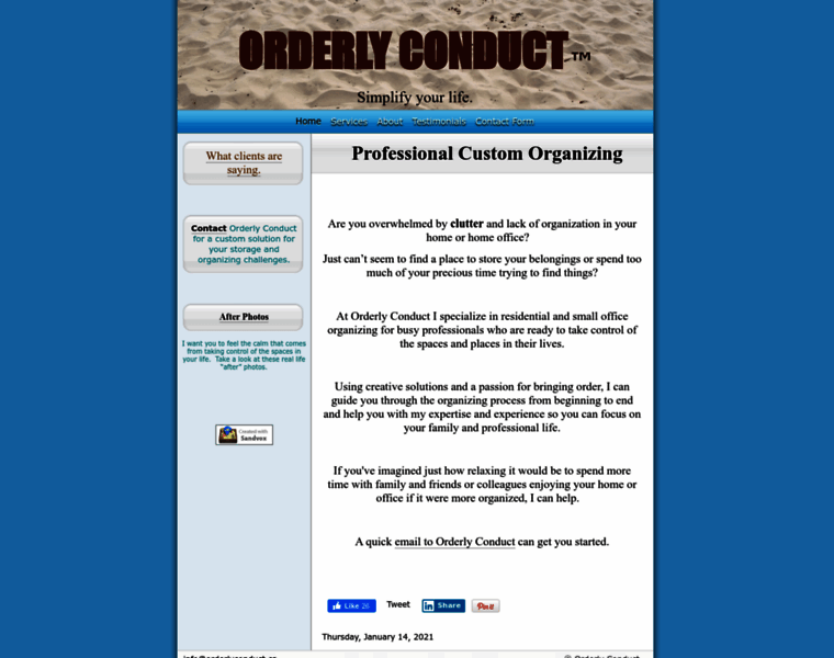 Orderlyconduct.ca thumbnail