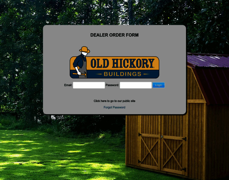 Orders.oldhickorybuildings.com thumbnail