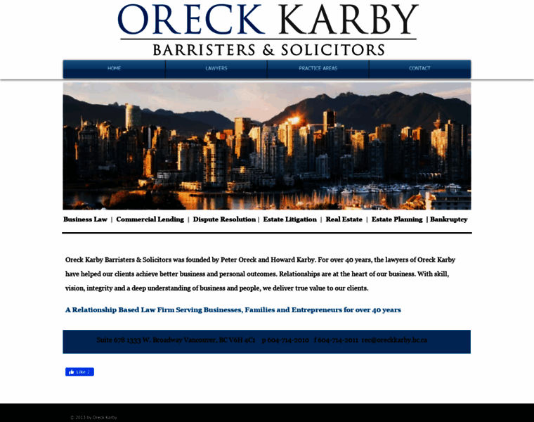 Oreckkarby.bc.ca thumbnail