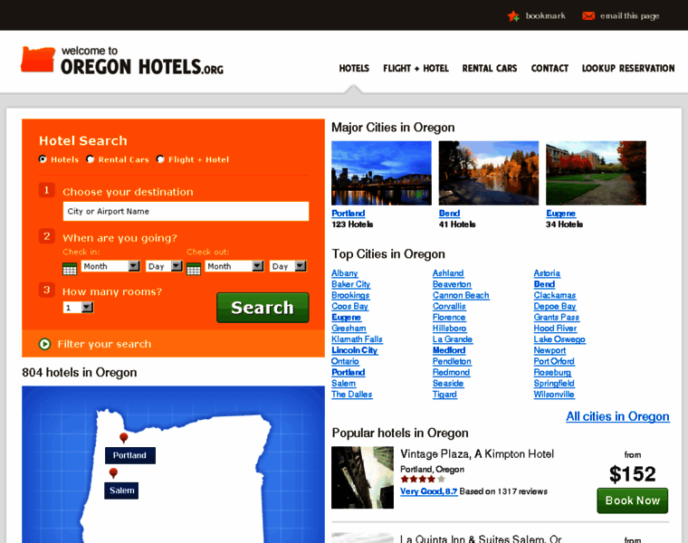 Oregon-hotels.org thumbnail