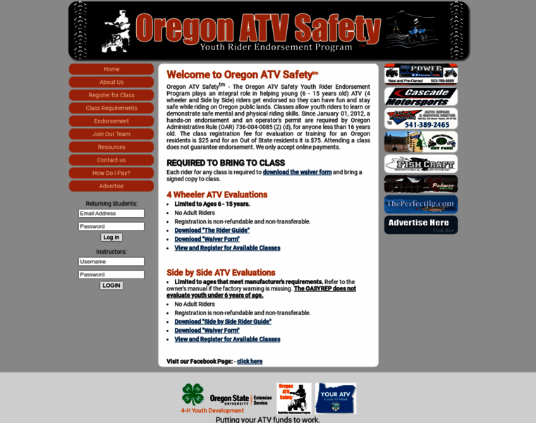 Oregonatvsafety.com thumbnail