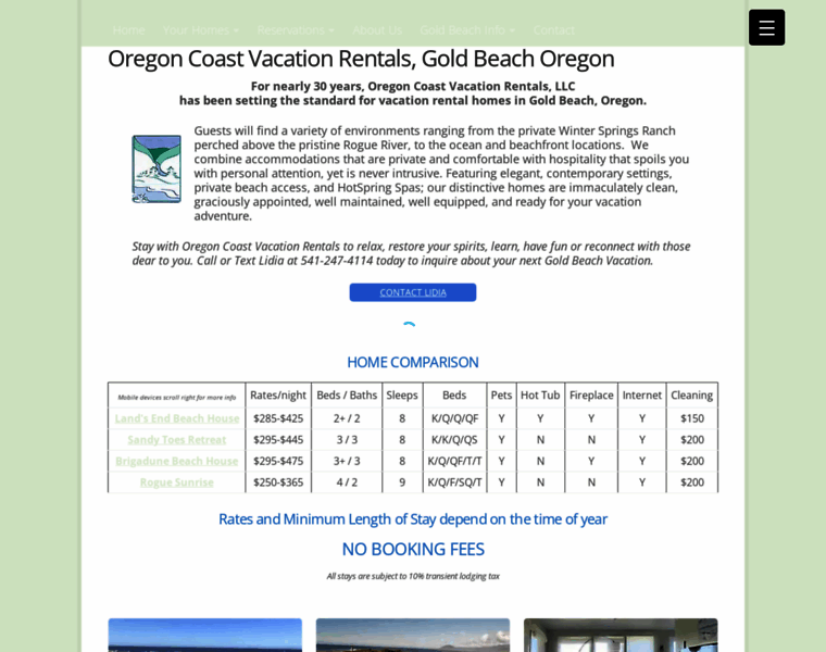 Oregoncoastrentals.com thumbnail