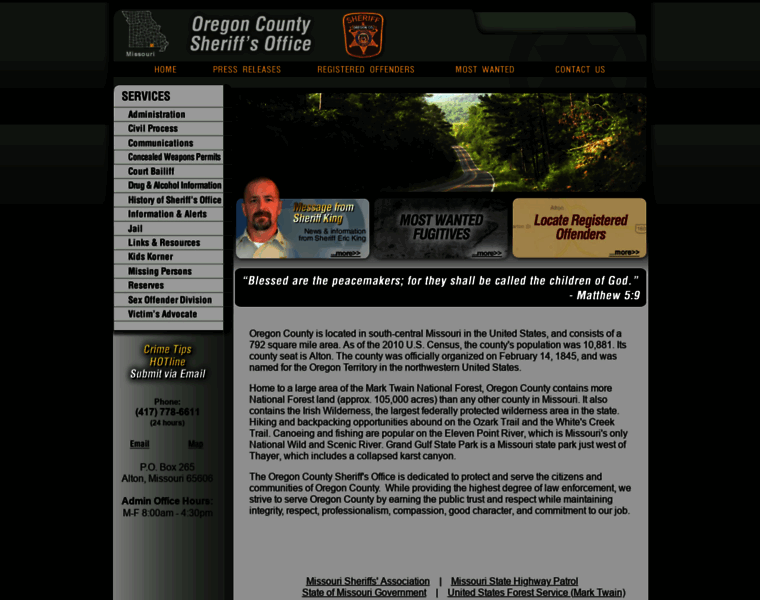 Oregoncountysheriff.org thumbnail