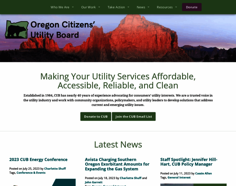 Oregoncub.org thumbnail
