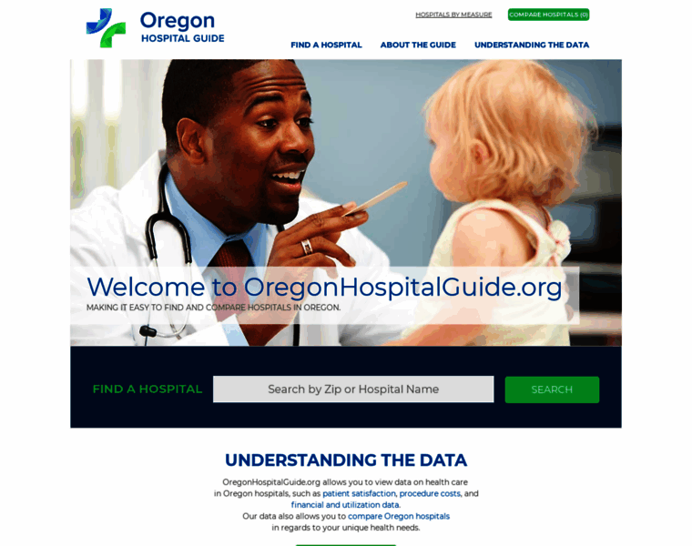 Oregonhospitalguide.org thumbnail