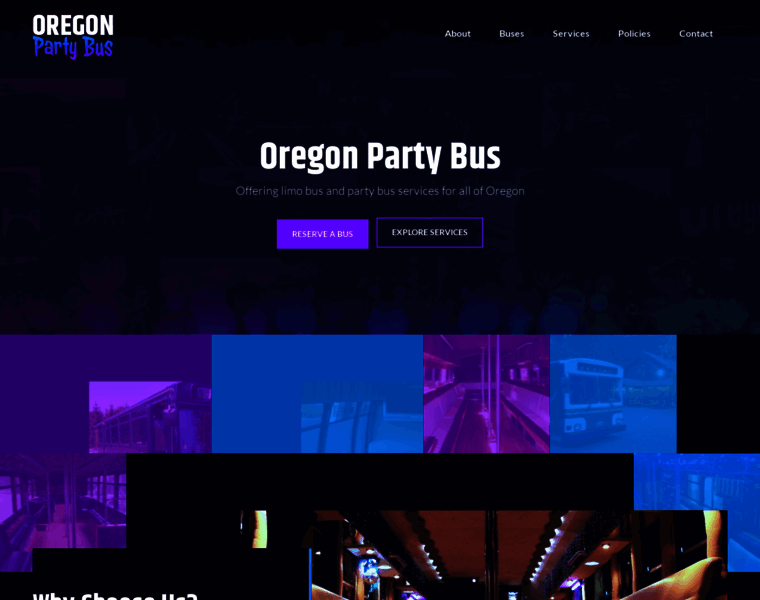 Oregonpartybus.net thumbnail