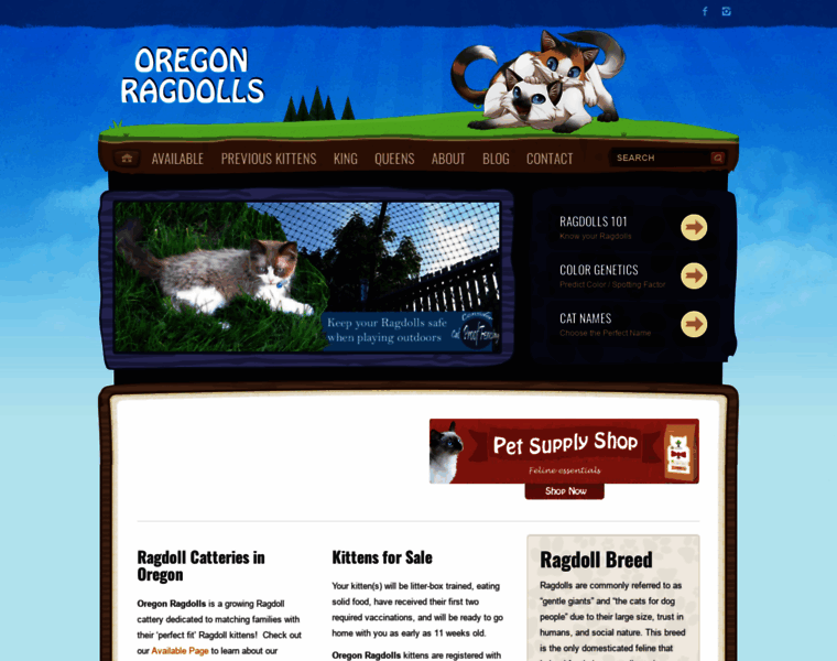 Oregonragdolls.com thumbnail