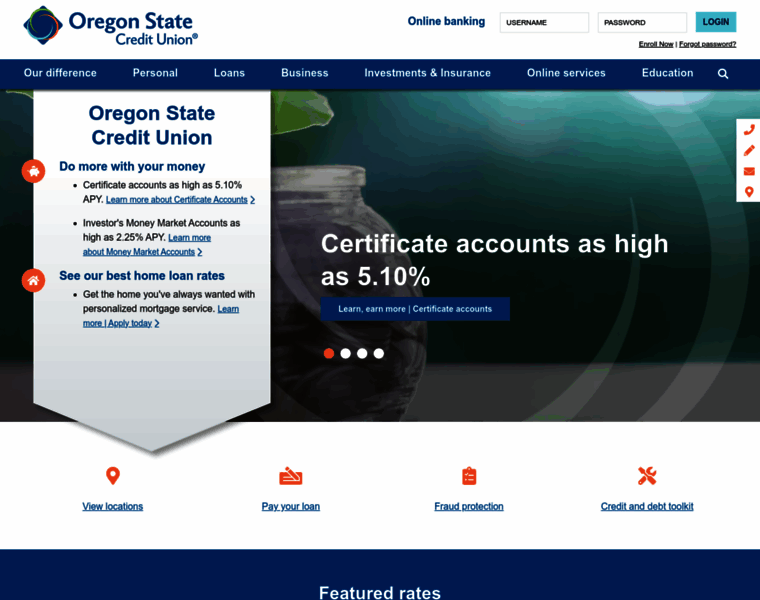 Oregonstatecu.com thumbnail