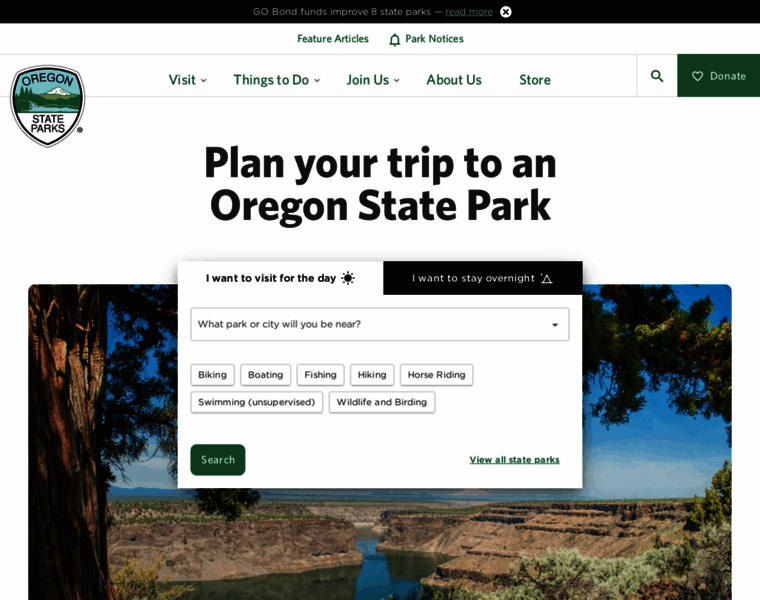 Oregonstateparks.org thumbnail