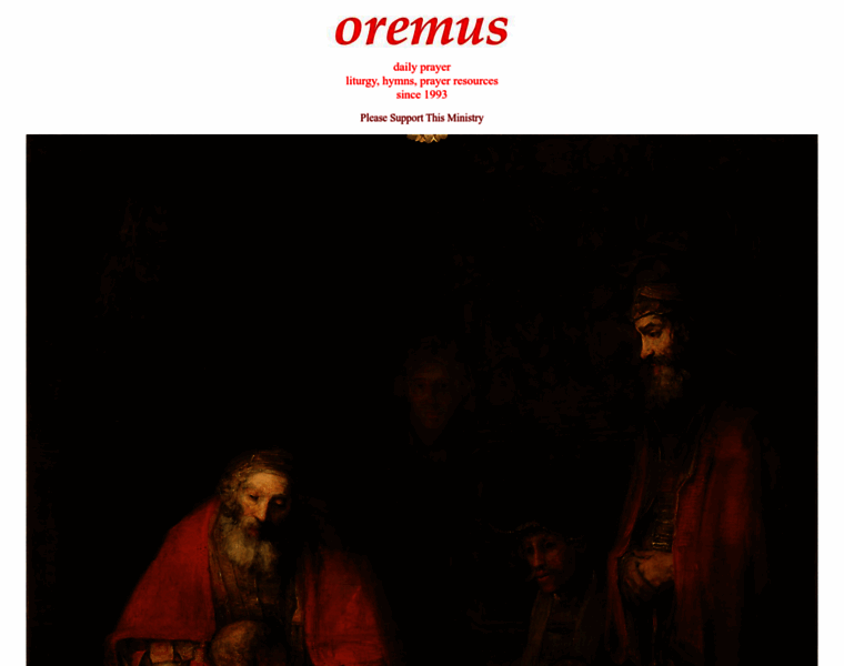 Oremus.org thumbnail