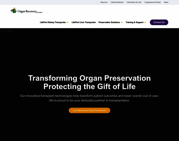 Organ-recovery.com thumbnail