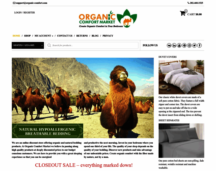 Organic-comfort.com thumbnail