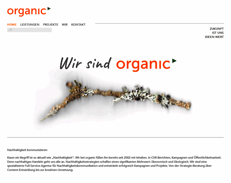 Organic-communication.de thumbnail