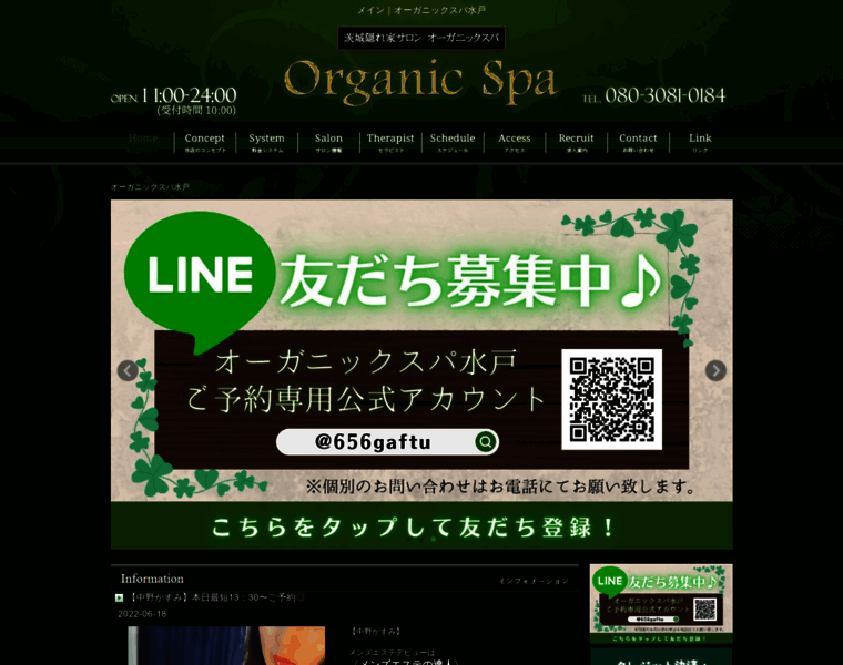 Organic-spa.net thumbnail