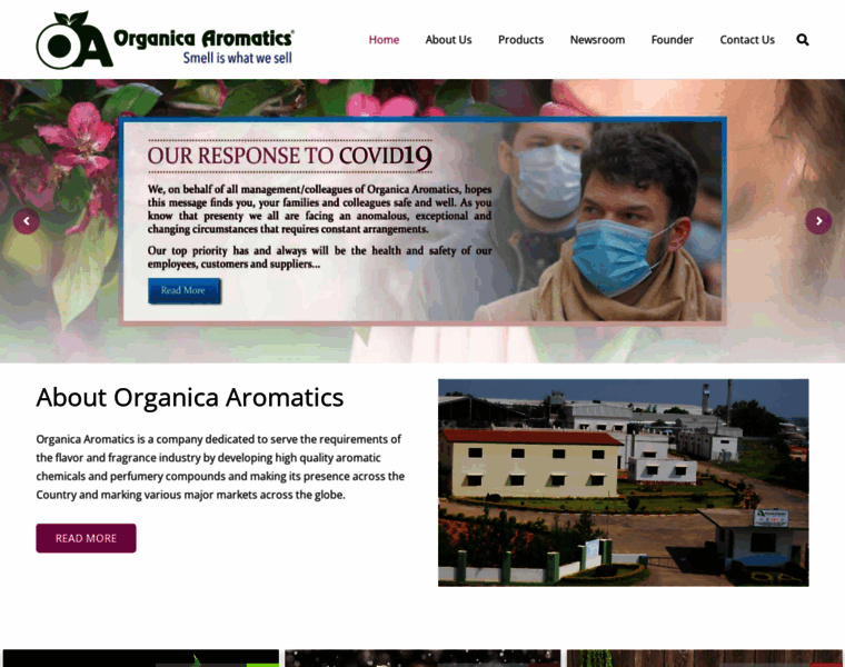 Organicaaroma.com thumbnail