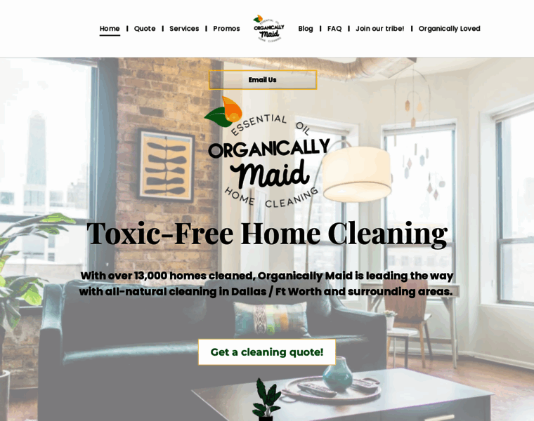 Organicallymaidcleaning.com thumbnail